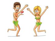 Ανέκδοτο. Ο Αδάμ και η Εύα τσακώνονταν συνέχεια Γελοιογραφία του Αδάμ και της Εύας