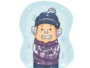 Ανέκδοτο: Δύο πεθαμένοι, ο ένας τυλιγμένος με φλις κουβέρτα, σκούφο και γάντια, συναντιούνται στον Παράδεισο Ρίγος ανθρώπου με χειμωνιάτικα ρούχα