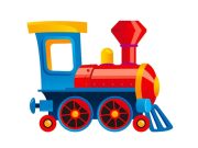 Ανέκδοτο: O Τοτός παίζει με το τρενάκι του στο σαλόνι παιδικό τρένο