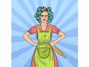 Ανέκδοτο: Ο άντρας, η απατημένη σύζυγος και το «άλογο» θυμωμένη σύζυγος κρατάει έναν πλάστη