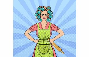 Ανέκδοτο: Ο άντρας, η απατημένη σύζυγος και το «άλογο» θυμωμένη σύζυγος κρατάει έναν πλάστη