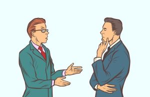 Ανέκδοτο: Ο εφοριακός και το στοίχημα για τα “μπαλάκια” του δύο άντρες μιλούν, ο ένας είναι σκεφτικός