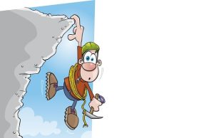 Ανέκδοτο: Κοντά σε μία χαράδρα ένας τσοπάνης είχε αμολήσει τα πρόβατα του να βοσκήσουν ένας κρέμεται από τον γκρεμό