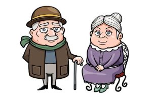Ανέκδοτο: Ένα ηλικιωμένο ζευγάρι κάνει βόλτα στο πάρκο Ηλικιωμένο ζευγάρι