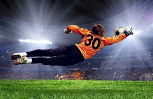 Παράξενο Φαινόμενο Αλλάζει την Πορεία της Μπάλας σε Ποδοσφαιρικό Αγώνα τερματοφύλακας πετάγεται να πιάσει τη μπάλα