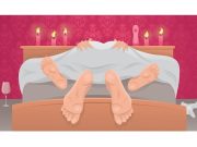 Ανέκδοτο: Τι συμβαίνει όταν ένας άντρας ξενοκοιμάται ζευγάρι κάτω από τα σκεπάσματα, φαίνονται μόνο οι πατούσες