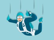 Ανέκδοτο: Πάει ένας στους αλεξιπτωτιστές και δεν θέλει να πηδήξει από το αεροπλάνο αλεξιπτωτιστής