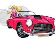 Ανέκδοτο: Η ξανθιά και τα χιλιόμετρα του αυτοκινήτου μια ξανθιά σε κόκκινο αυτοκίνητο