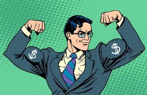 Ανέκδοτο: Ένας βιαστικός μπαίνει σε μια τράπεζα που έχει πολύ κόσμο Άντρας με μύες νόμισμα Δολάριο