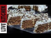 Κορμός ψυγείου σαν τούρτα με μπισκότα πτι μπερ γεύση σοκολάτα Κορμός ψυγείου σαν τούρτα