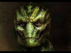 Η ιστορία του Brandon Corey για τους Ερπετοειδείς Ένας από τους Δρακονιανούς εξωγήινους, στην ιστορία του Brandon Corey για τους Ερπετοειδείς