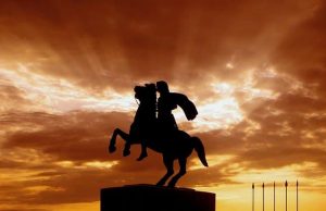 Μέγας Αλέξανδρος. Η ανατροπή στους τάφους της Βεργίνας Μέγας Αλέξανδρος πάνω στο όρθιο άλογο