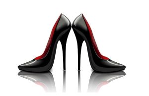 Ανέκδοτο: 2 ομοφυλόφιλοι που τσακώνονται Λουστρίνι μαύρα ψηλοτάκουνα με κόκκινη εσωτερική φόδρα