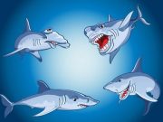 Ανέκδοτο: Η ξανθιά και οι καρχαρίες 4 καρχαρίες