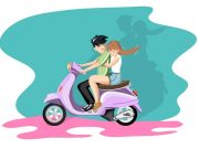 Ανέκδοτο: Έλληνας παντρεύτηκε μία πεταχτούλα Αμερικάνα που έμεινε έγκυος από έναν μαύρο Νεαρό ευτυχισμένο ζευγάρι ερωτευμένο με σκούτερ