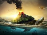 Ηφαίστεια στην Ανταρκτική κατώφλι στην Κούφια Γη