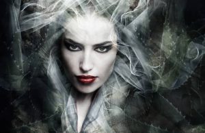 Πυθία και Μυστικά των Χρησμών της Πορτραίτο γυναίκας ως Πυθία