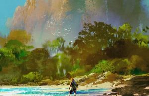 Παναγία Τρυπητή στο Αίγιο. Ο Θρύλος του Ναυαγού Ναυαγός σε μία κατάφυτη ακτή, χάρη στο φως που είδε χτίστηκε η Παναγία Τρυπητή