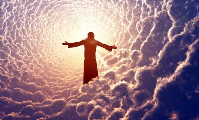 Ο Ιησούς στα σύννεφα