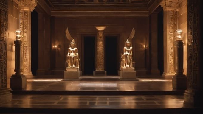 Το Μυστικό του Τύμβου Καστά στην Αμφίπολη φανταστικό εσωτερικό του Τύμβου Καστά