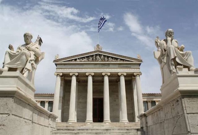 Ακαδημία Αθηνών ως δείγμα από την αρχαία Ελλάδα