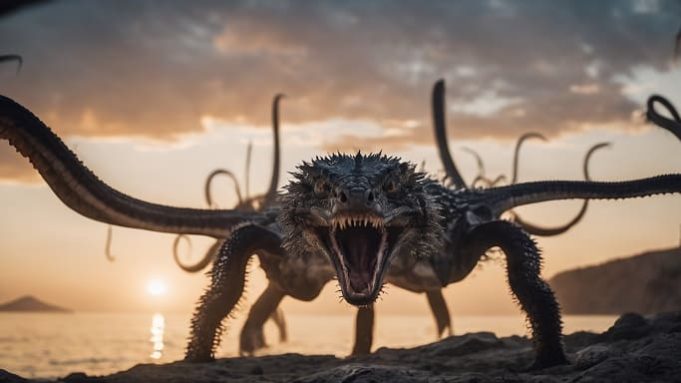 Λερναία Ύδρα, κόρη του Τυφώνα και της Έχιδνας Λερναία Ύδρα