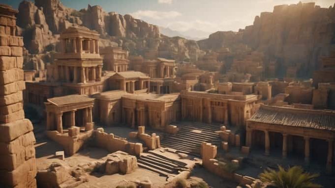 Αρχαίοι Ευφυείς Πολιτισμοί στη Σελήνη. Πιθανά Ίχνη Φανταστική πόλη που έφτιαξαν Αρχαίοι Ευφυείς Πολιτισμοί στη Σελήνη