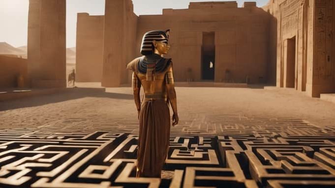 Αιγυπτιακός Λαβύρινθος και Πιθανά Μυστικά αιγυπτιακός λαβύρινθος και ένας Αιγύπτιος